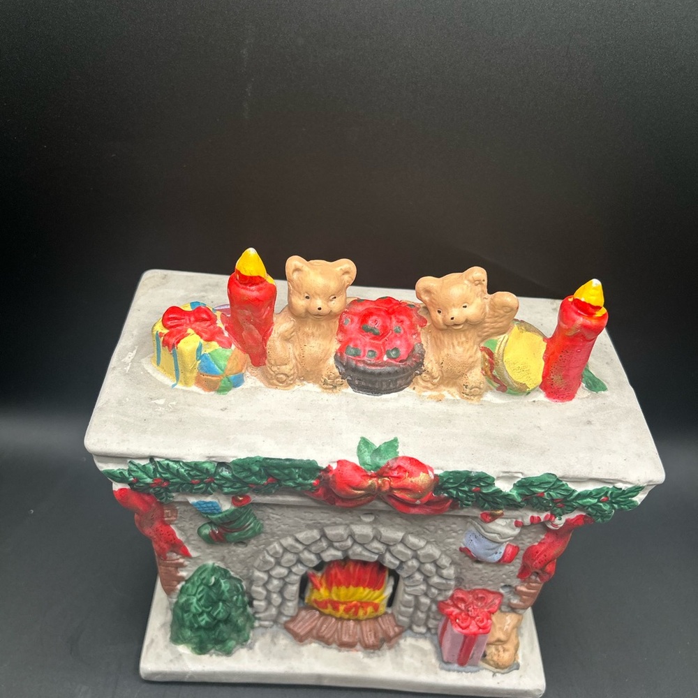 Vintage Christmas Gift Collection Porcelain Candle Holder - Picture 7 of 9